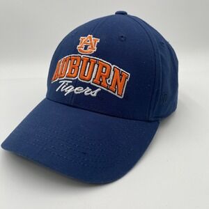 Auburn Tigers War Eagle Hat Top Of World Strap back Cap Blue Adjustable VGC